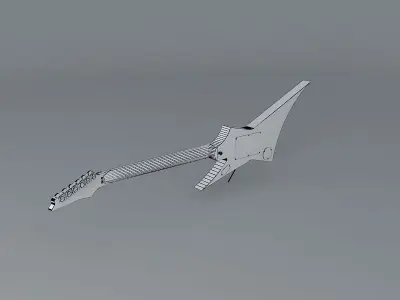 Ibanez Stiletto guitar Free 3D model