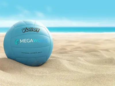 Volleyball 8K Textures 3D model