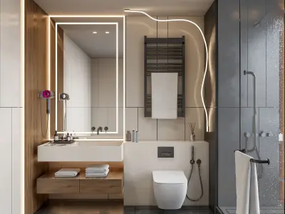 Bathroom 54 3D model