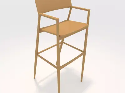 Bar Stool 9 3D model