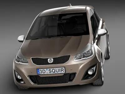 Generic Hatchback 5-door 2016 3D model