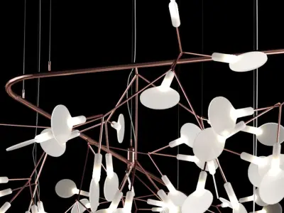 Chandelier mooi heracleum endless 3D model