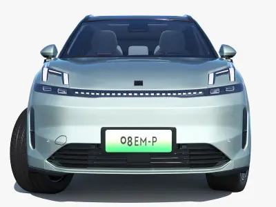 2025 Lynkco 08 EM-P whit interior  3D model