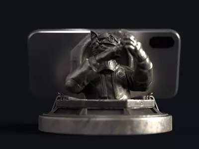 Captain cat 3D print model