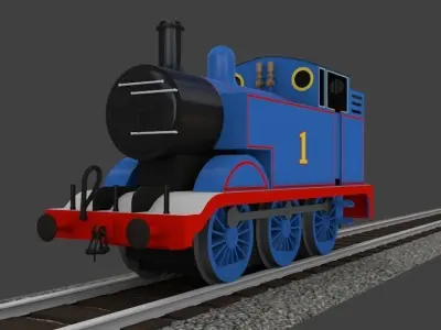 Series 1  Thomas the Tank Engine Low-poly 3D model