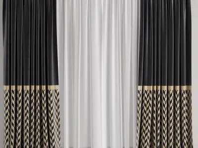 Curtain Set M54 3D model