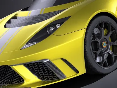 Lotus Evora GTE 2012 VRAY 3D model
