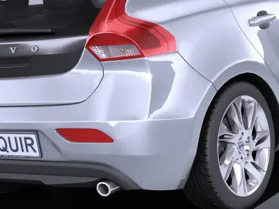 Volvo V40 2013 VRAY 3D model
