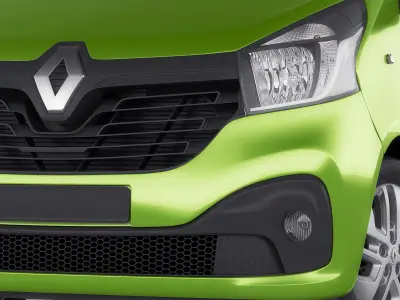 Renault Trafic 2015 panel van 3D model