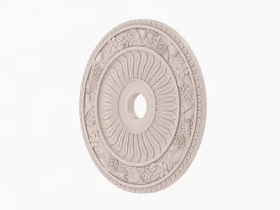 Classic Ceiling Medallion 27  3D model