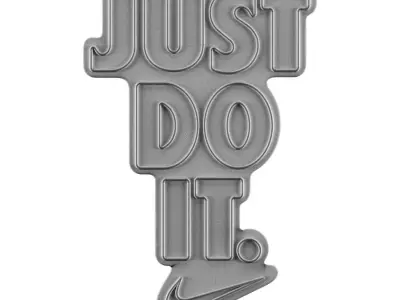 Just Do It Nike Neon Sign 3D model