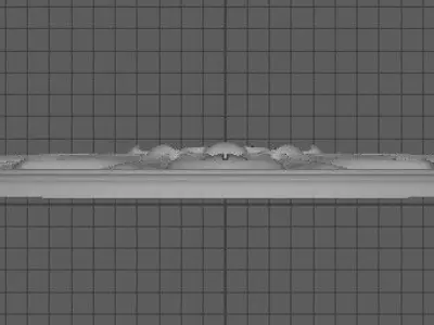 Central decor ornament for furniture 3D model buy