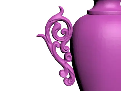 Majestic Flower Vase Collection 3D print model