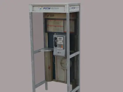 Phone Booth  Free 3D model