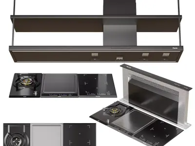 Pando appliance set2 3D model