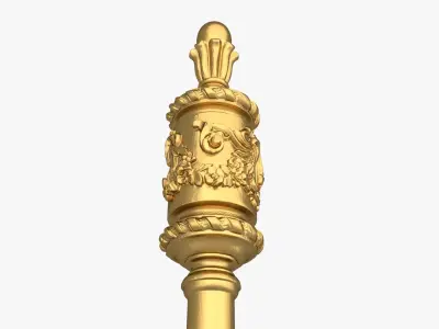Classic decor ornament 210 3D model