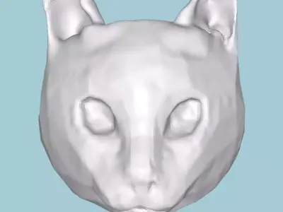MakeIT Cat Vase Planter 3D Model 3D model