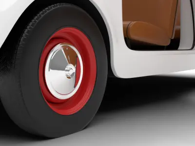 Fiat 500 N Sport 1959 HQ 3d model  3D model