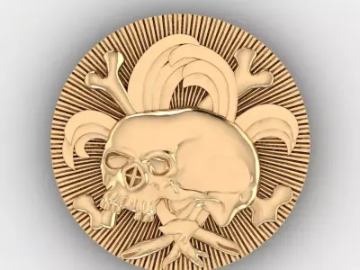 Skull 13 3D print model