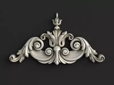Carved decor model 3D model
