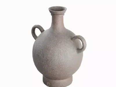 Medieval Decor Vase 02 Low-poly 3D model