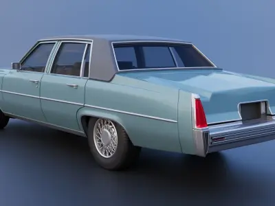 Cadillac Sedan Deville 1977 3D print model