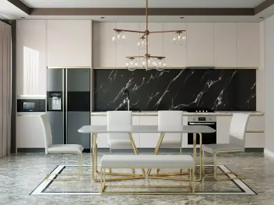 Kitchen scene 3D model