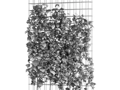 Room Divider Planter 3D model