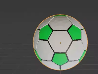 The Football 3D model