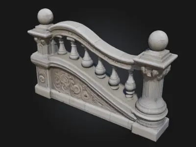 Elegance in Stone  Timeless Beauty Carved in Marble 3D model