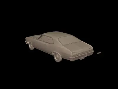 CHEVROLET NOVA SS 396 1969 3D PRINT MODEL 3D print model