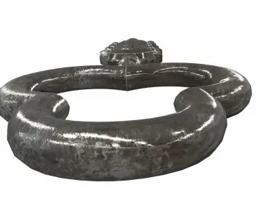 Ornamental key 2 3D model