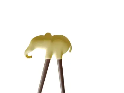 Kids Chopsticks 3D model