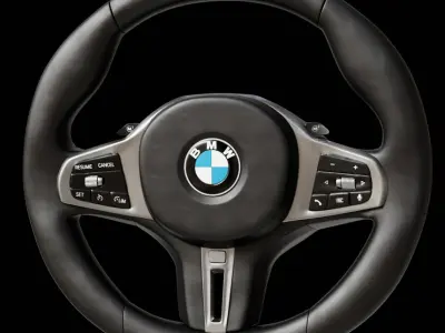 BM8 Steering Wheel  3D model