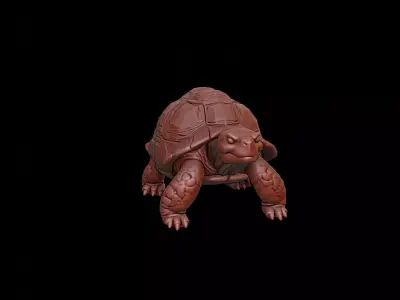 Tortoise Animal Sculpture 3D print model purchase