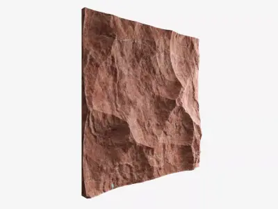 63-RockPanel piece of rock 3D model