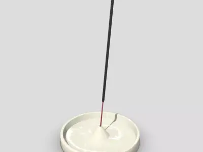 Incense Burner 2 Low-poly 3D model