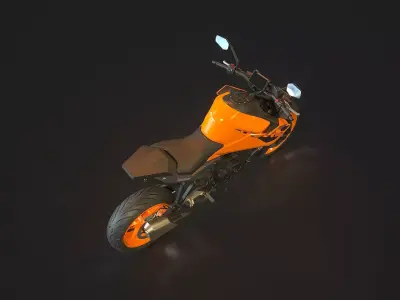 Base model KTM 990 Duke 2024 3D model