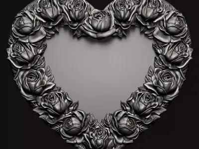 HEARTROSE  3D print model