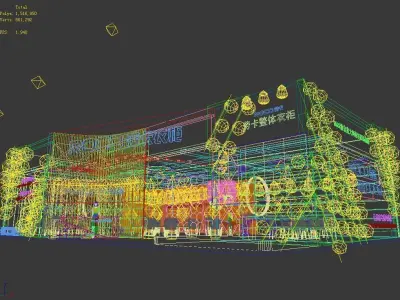 Exhibition - Area - 18X12-3DMAX2009-01 3D model