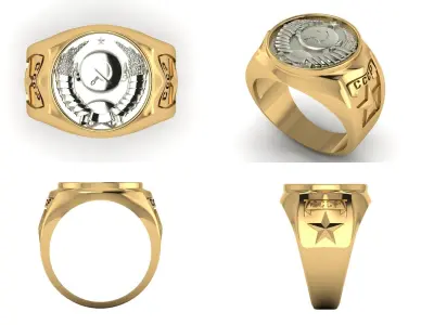 Ring od 17 3D print model