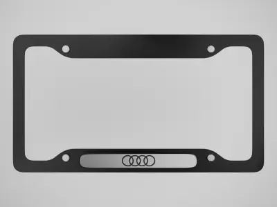 Audi License Plate Holder 3D model