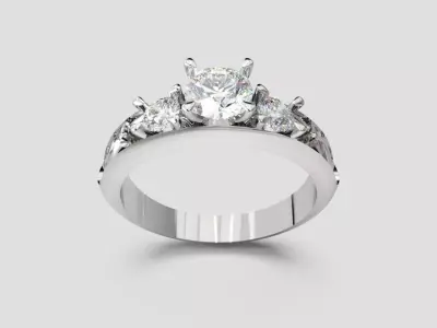 rings 3D print model shop