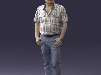 000025 Old man 0713 3dp 3D print model