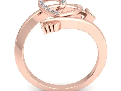 luxury Fancy Ring59 3D print model