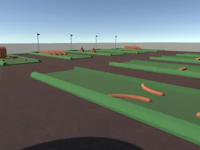 Mini Golf Course 3D model