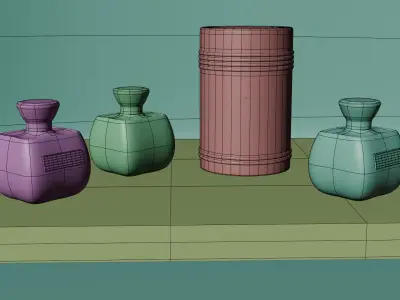 Luxury Perfume Bottle 3D model