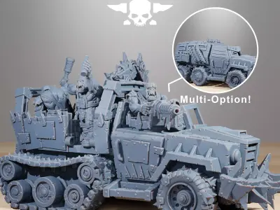Orkaz Party Wagon 3D print model