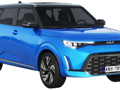KIA SOUL 2023 3D model