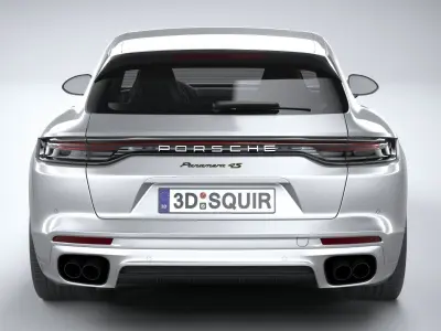 Porsche Panamera 4 e-hybrid Sport Turismo 2021 3D model